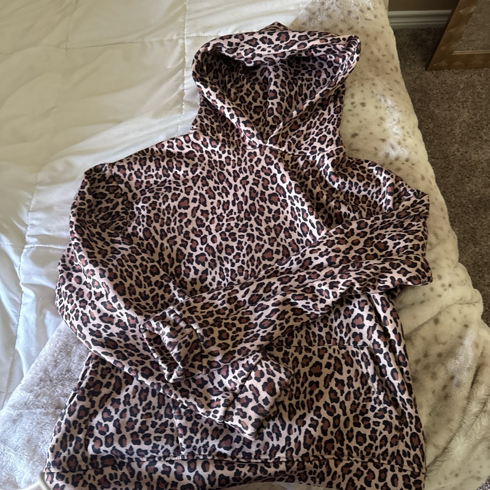 Abercrombie & Fitch Animal Print Hoodie